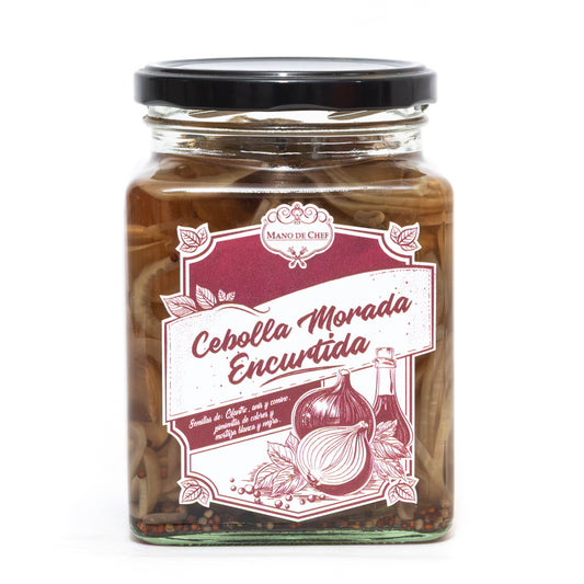 Cebolla Morada Encurtida - Mano de Chef